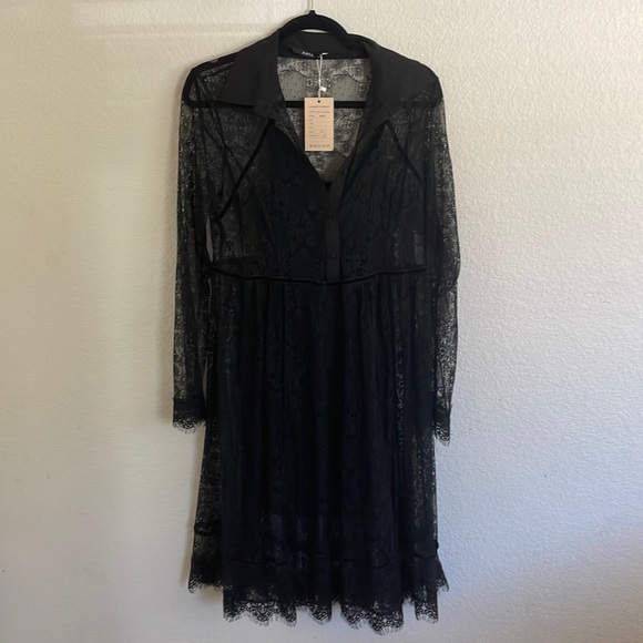 Zaful Dresses & Skirts - Long sleeve lace dress size XL